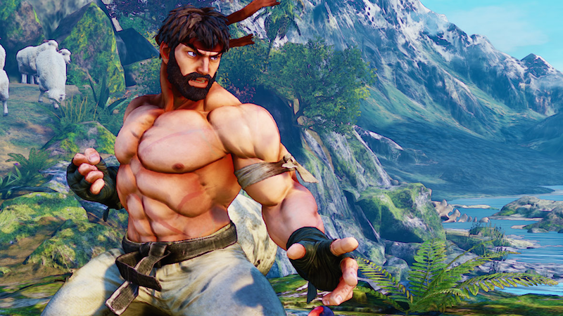 Illustration for article titled Street Fighter V's Bearded Ryu Is The Hottest Ryu